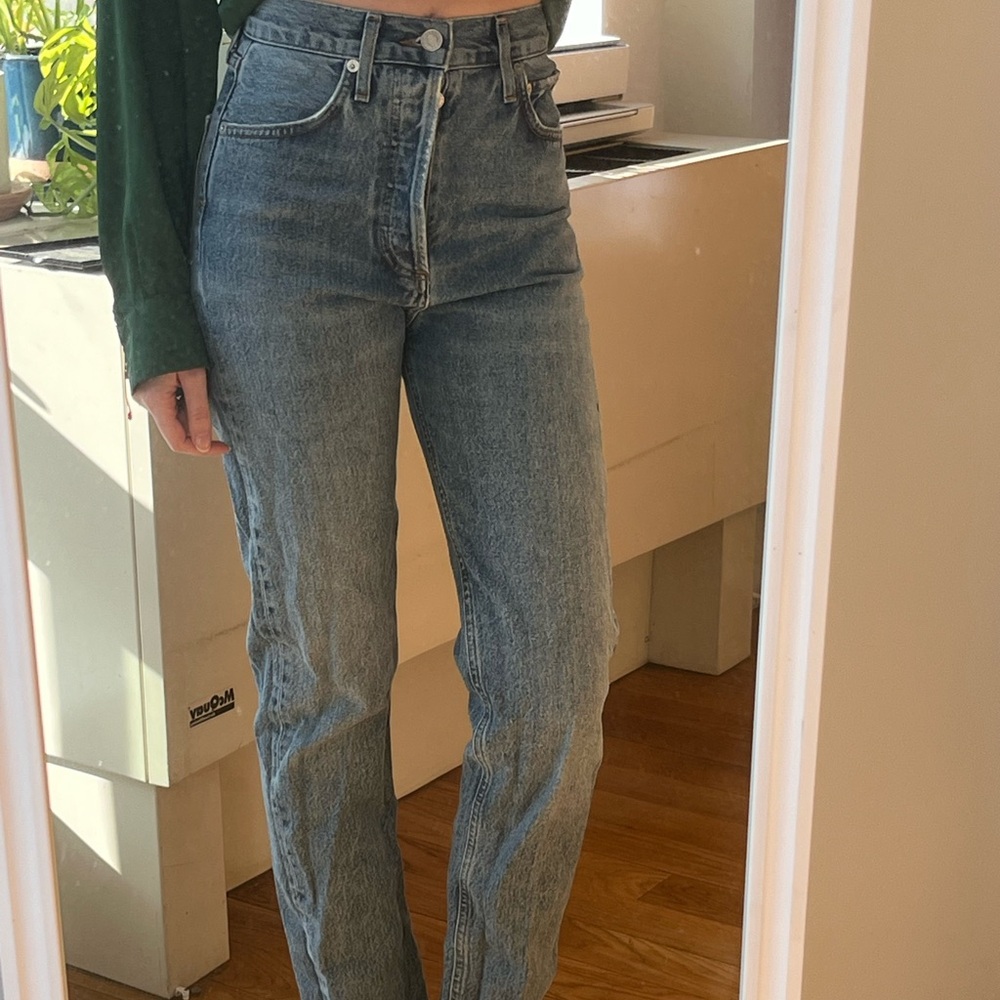 Agolde 90’s pinch waist Straight Jeans SIZE 22